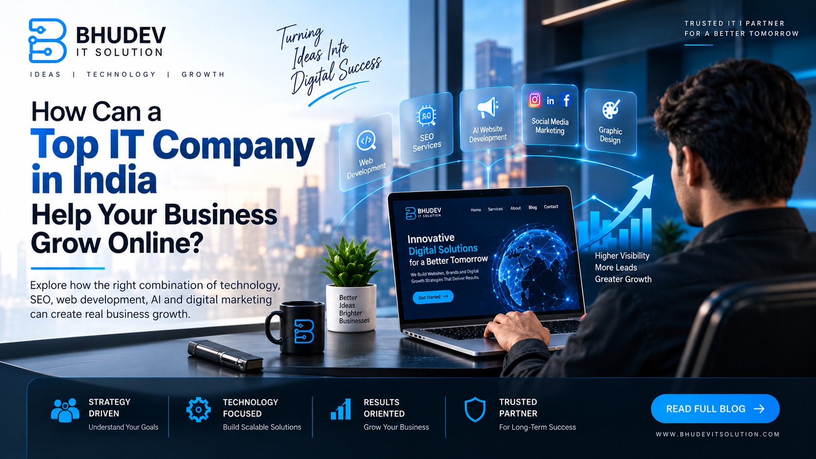 How Can a Top IT Company in India Turn Technology Into Business Growth?