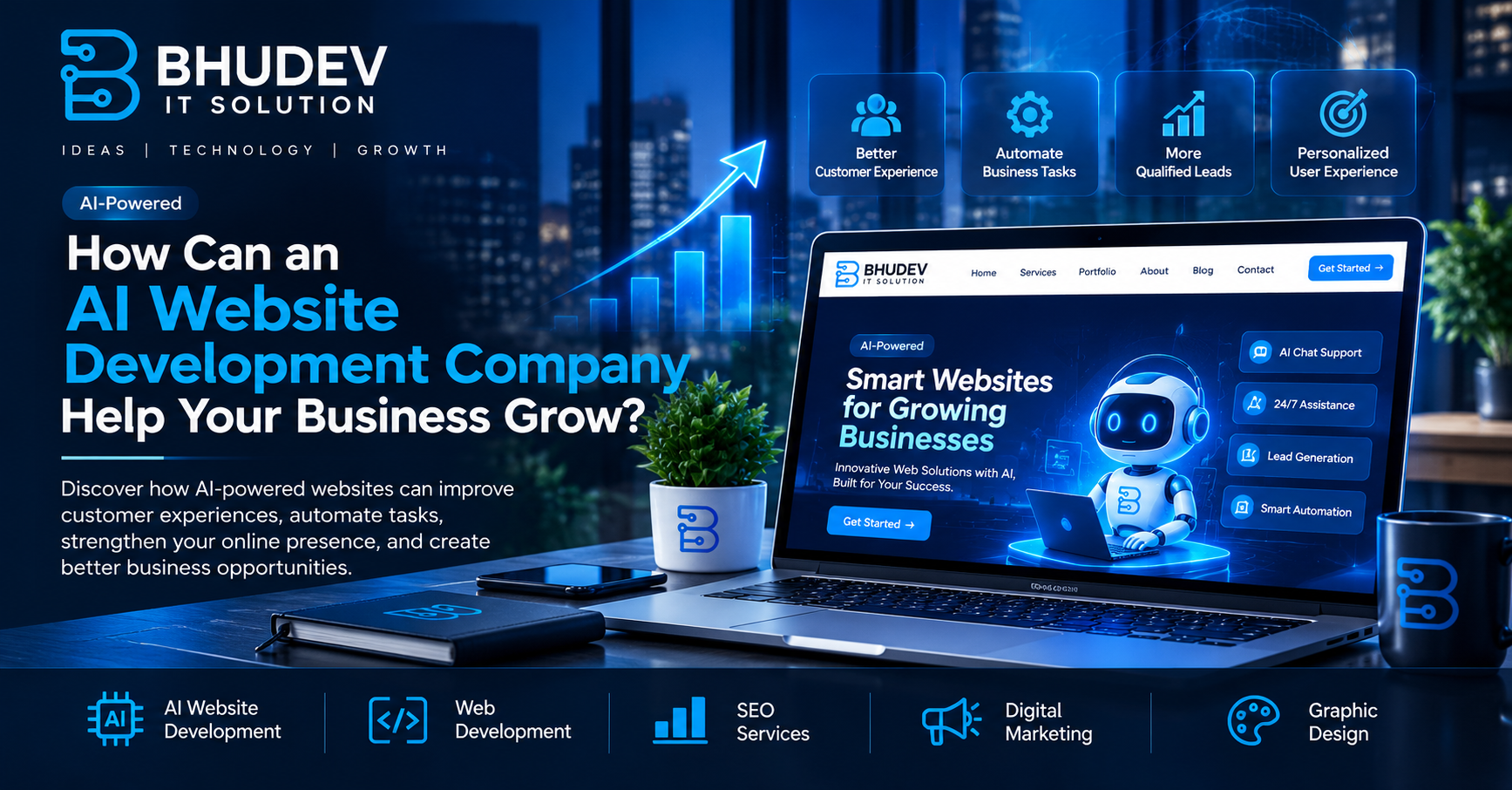 How Can an AI Website Development Company Help Your Business Grow?