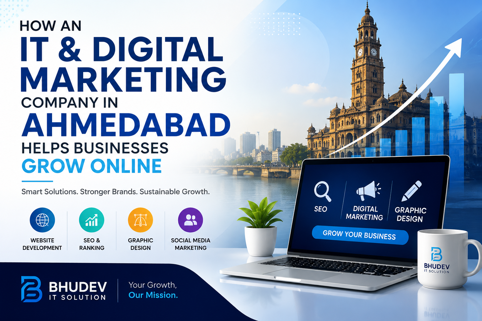 How an IT & Digital Marketing Company in Ahmedabad Helps Businesses Grow Online