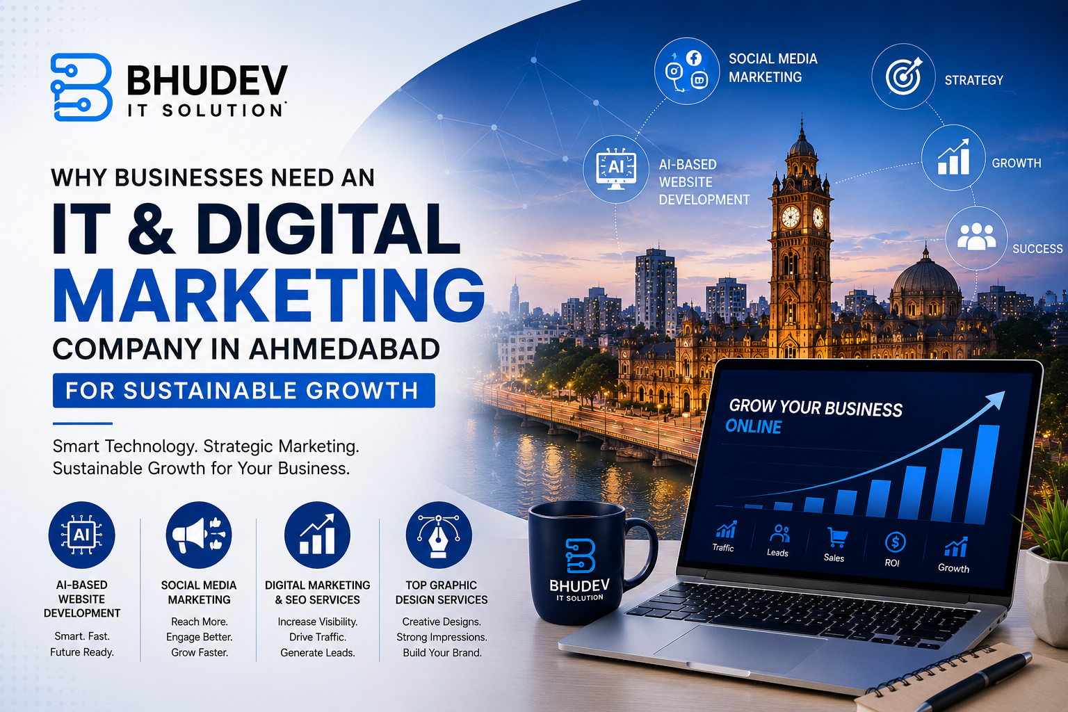 Why Businesses Need an IT and Digital Marketing Company in Ahmedabad for Sustainable Growth